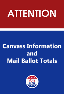 Canvass Information and Mail Ballor Totals