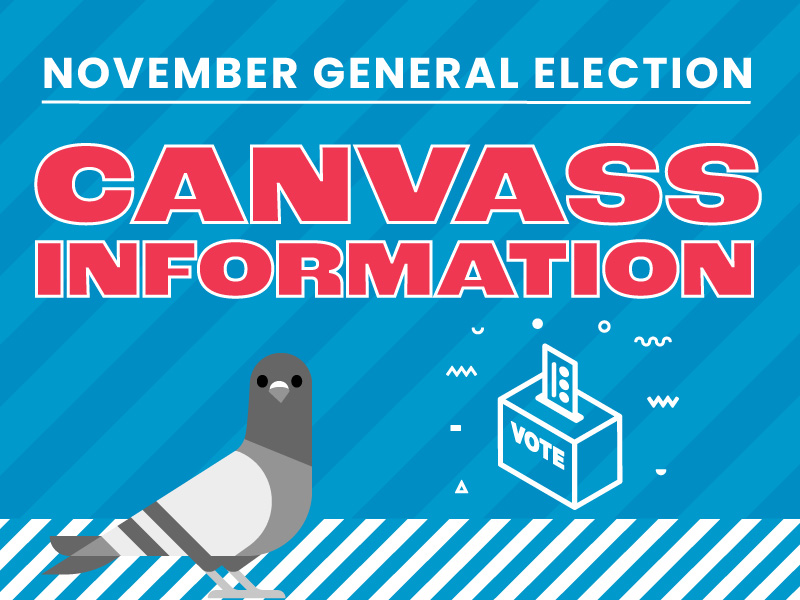 November 8, 2022 General Election Canvass Information